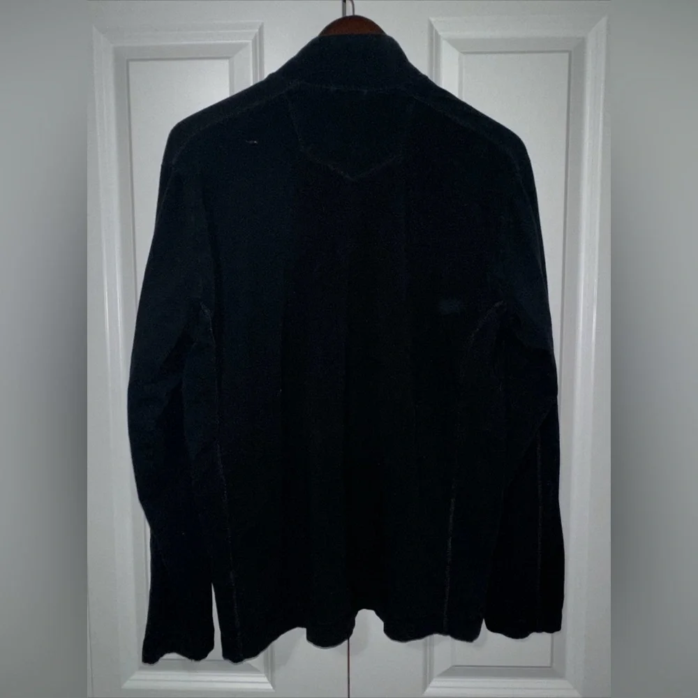 Eddie Bauer Travex FreeDry Lightweight Quarterzip Longsleeve M Black